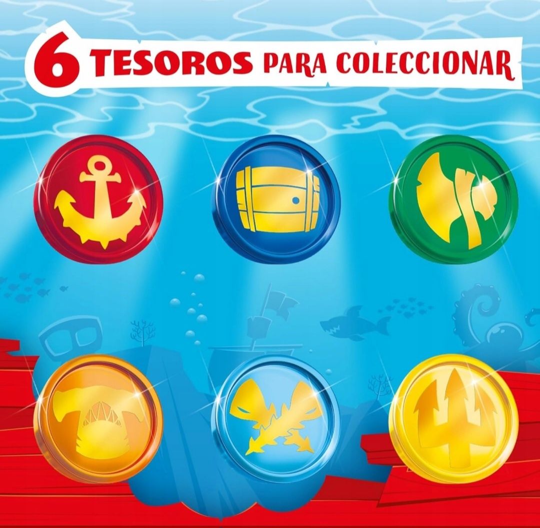 6x Piratix pojazdy shark treasure