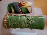 dwa wazony ceramiczne