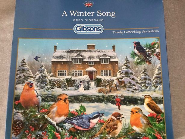 Puzzle Gibsons A winter song ptaki 1000