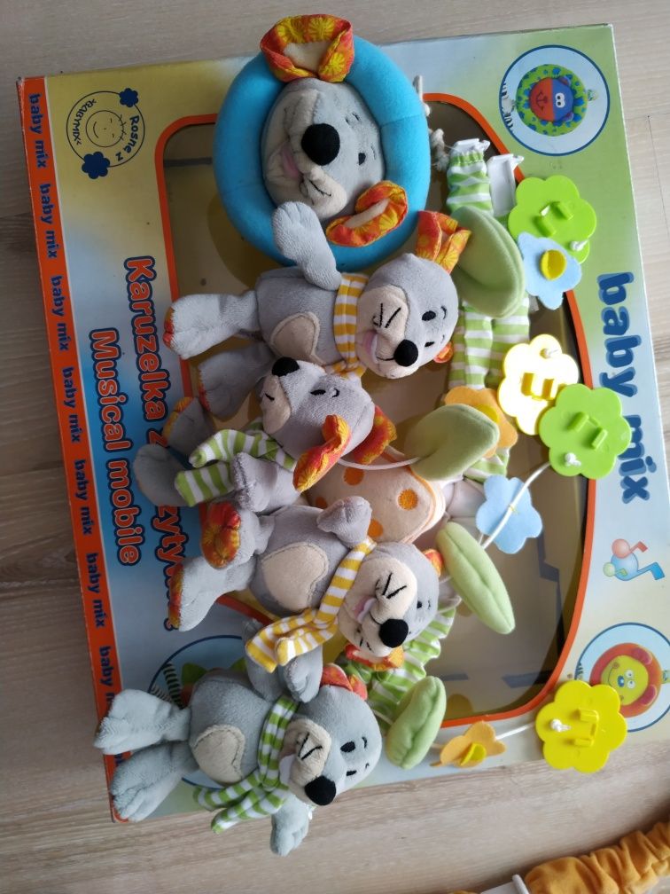 Karuzela baby mix pozytywka myszka śliczna jak nowa