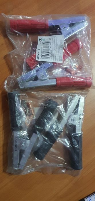 Krokodylki komplet do kabli rozruchowych 600A Nowe