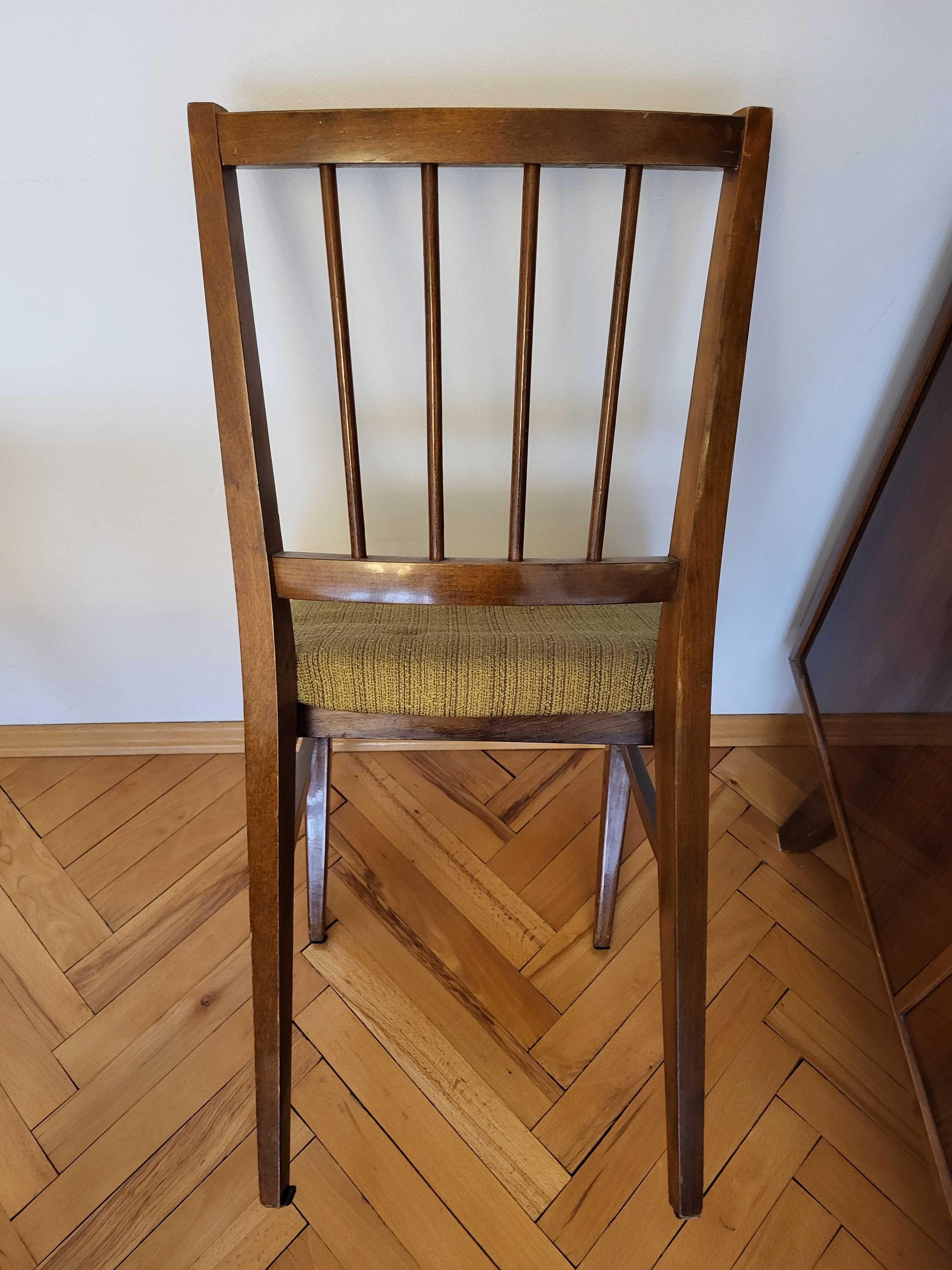 Stół i krzesła meble PRL