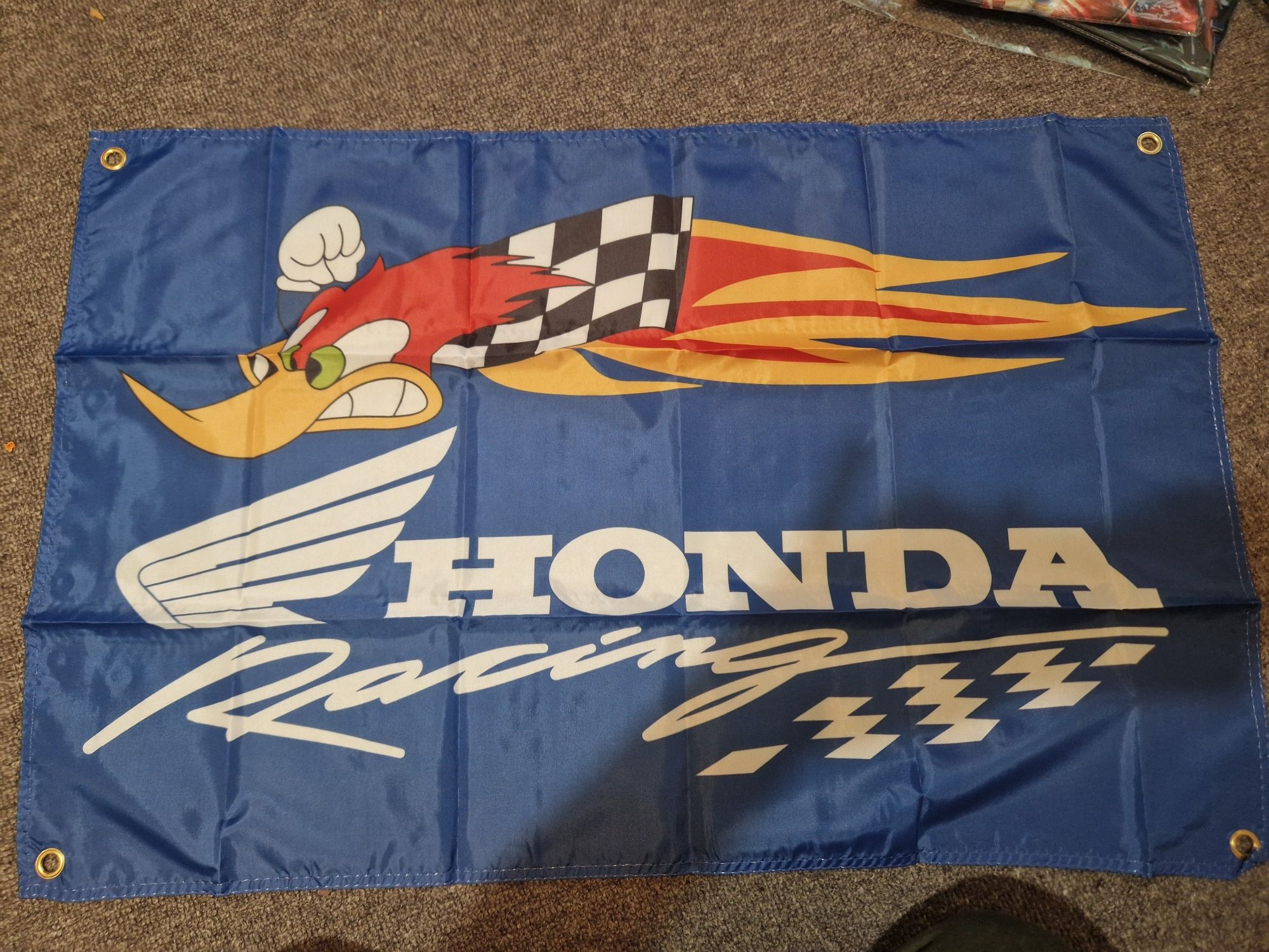 Nowa flaga wyścigi samochodowe Honda Racing