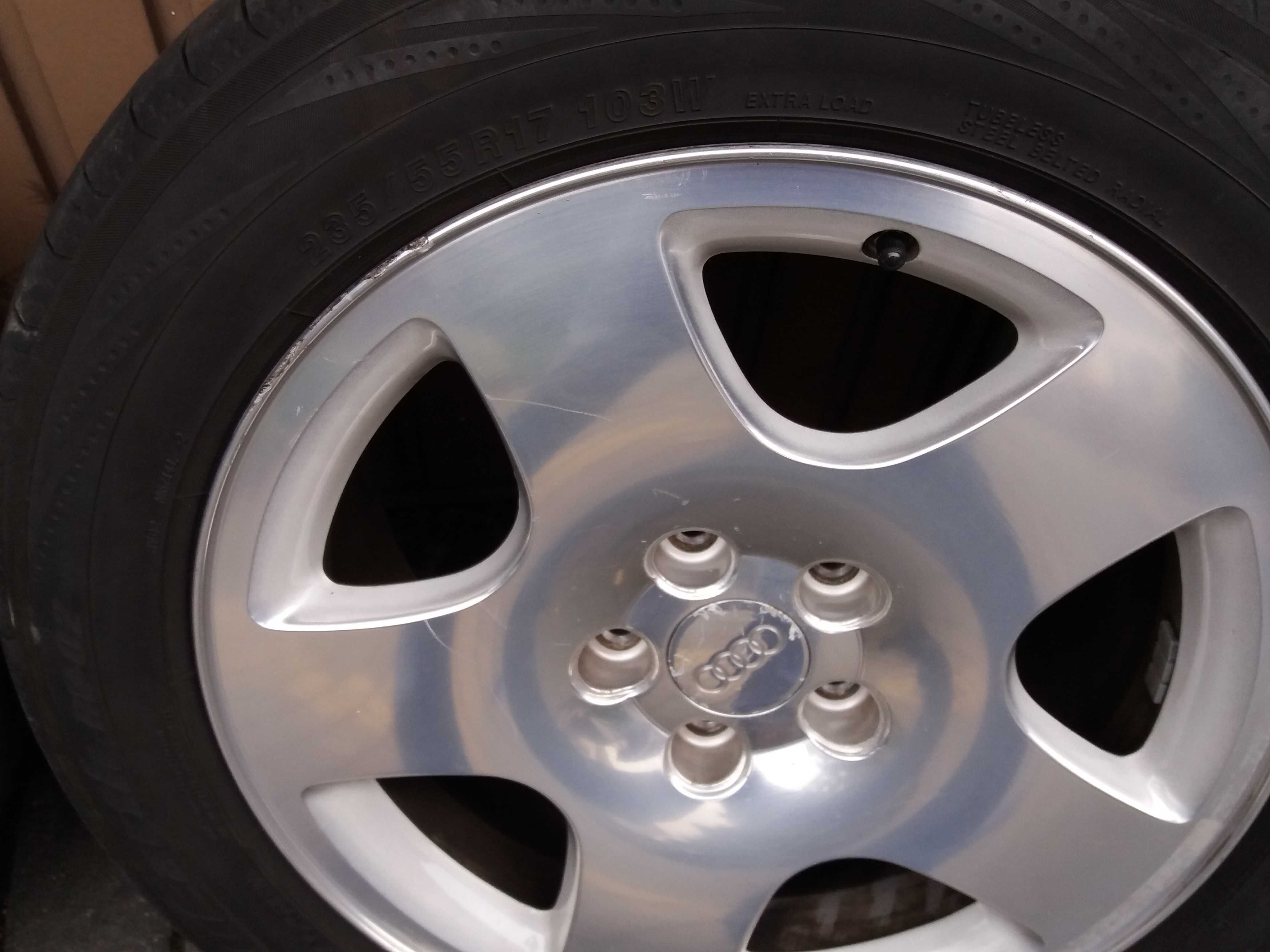 AUDI FELGI KOŁA 5x112 ET 48 8X17 235/55/17 DOT2020 Yokohama