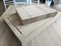 2szt Deski do krojenia drewniane / grube 4cm / deska