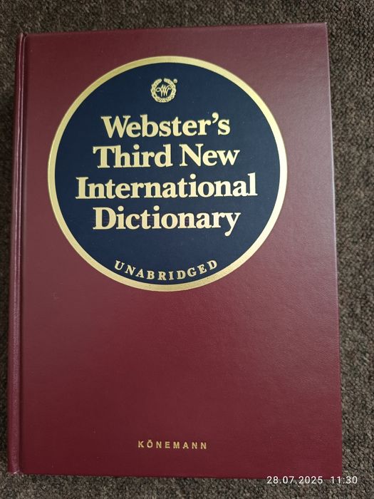 Słownik angielsko - angielski
Webster's Third New International Dictio