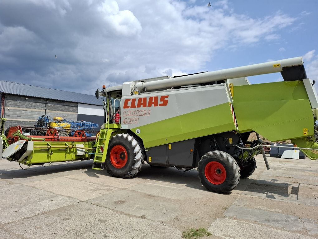 Claas lexion 460 heder c 750 silnik v6