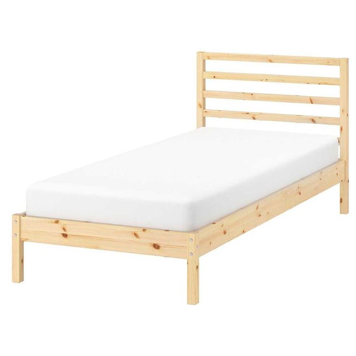 Cama IKEA 90x200 cm + Colchão – Usada
