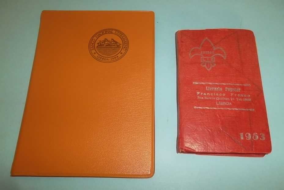 Agenda e Porta-documentos BNU / Livraria Popular (anos 50/60)