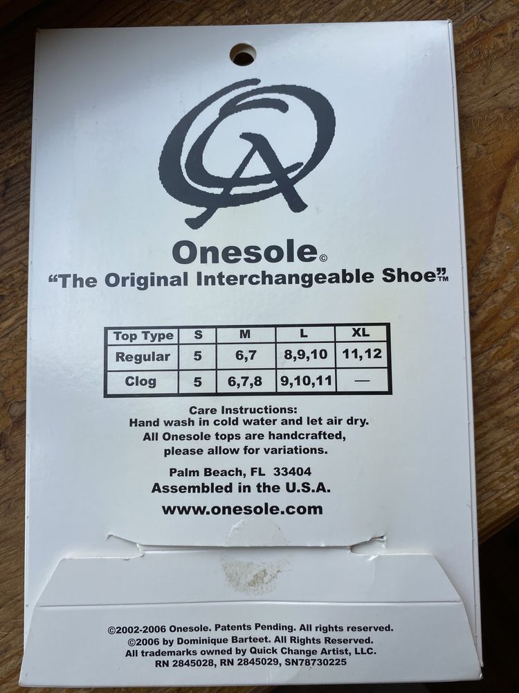 onesole The Original Interchangeable Shoe
