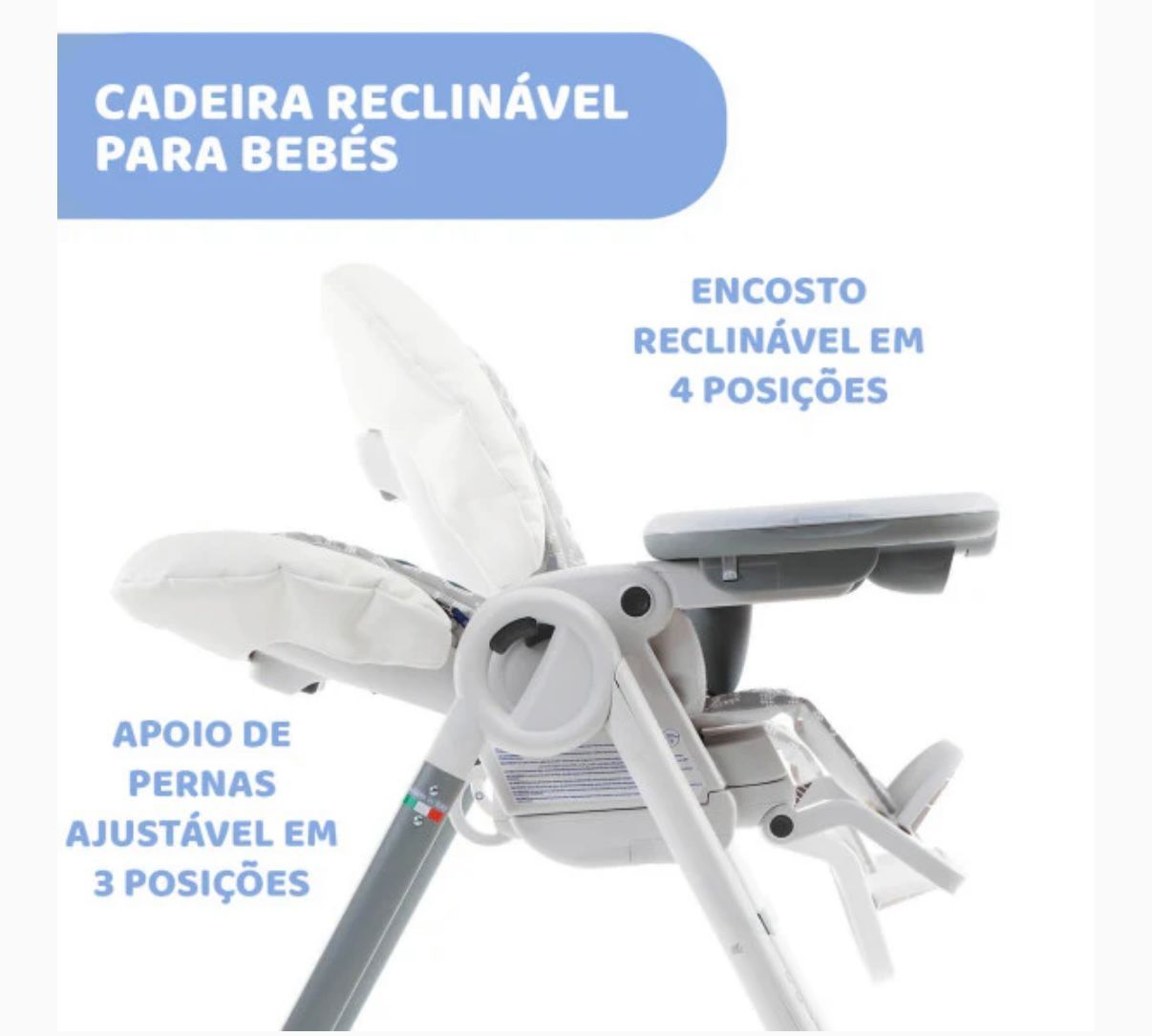 Chicco Polly progres 5 em 1 cadeira de papa