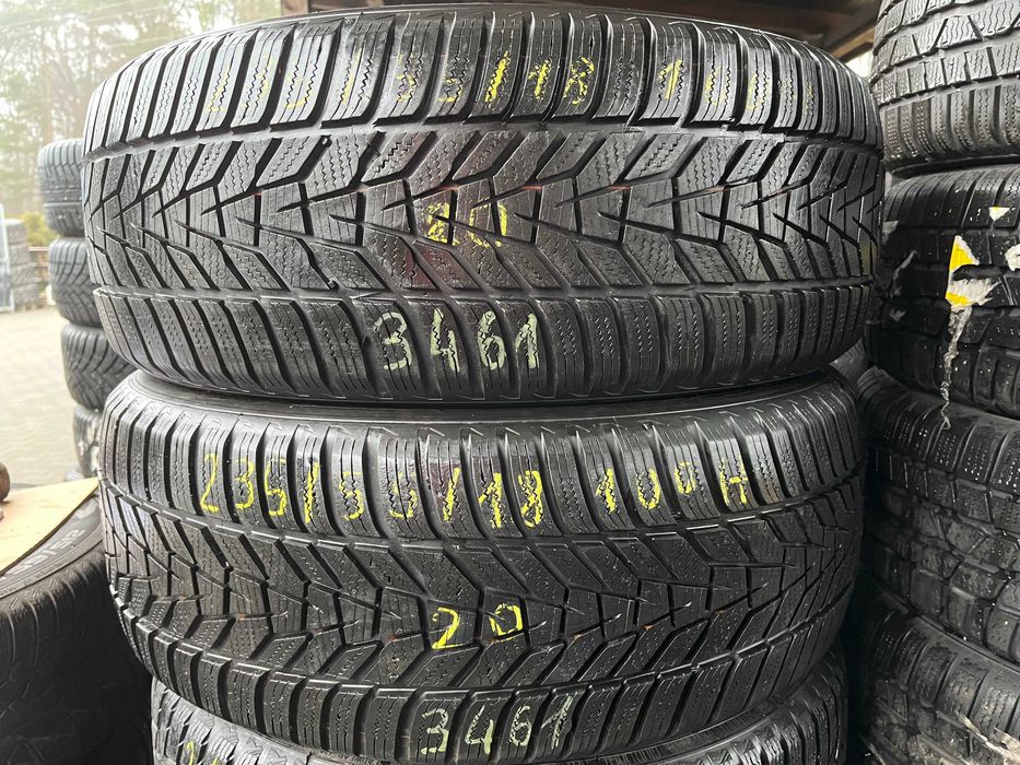Opony zimowe 2x Hankook Winter Evo3x 235/55R18 WYSYŁKA MONTAŻ#3461