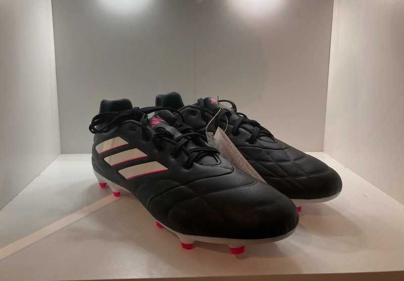 Skórzane Buty piłkarskie Adidas Copa Pure .3 FG Black-Pink Schock