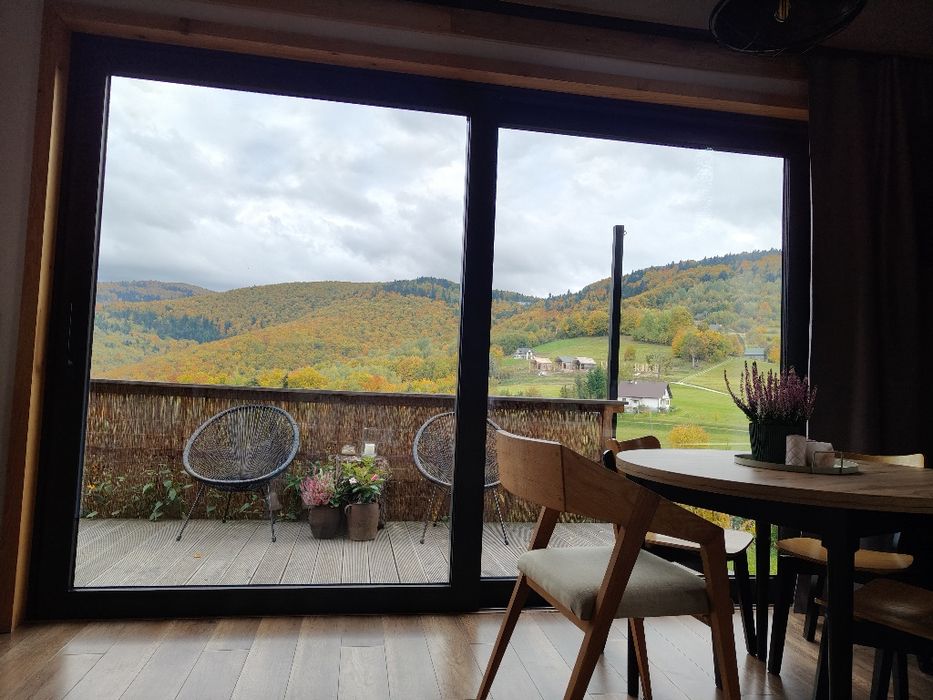 Domek w górach z balią i kominkiem – Ponad Mgłami, Laskowa