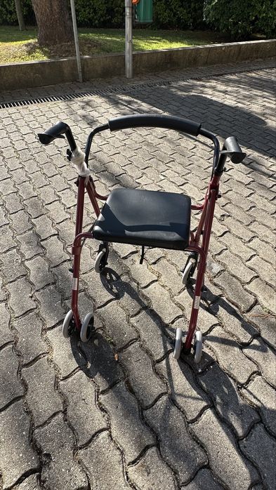 Adarilho e cadeira com rodas 2 em 1