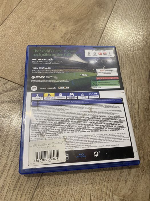 Ps4: FIFA 24 +UNCHARTED 4-диски як нові ціна