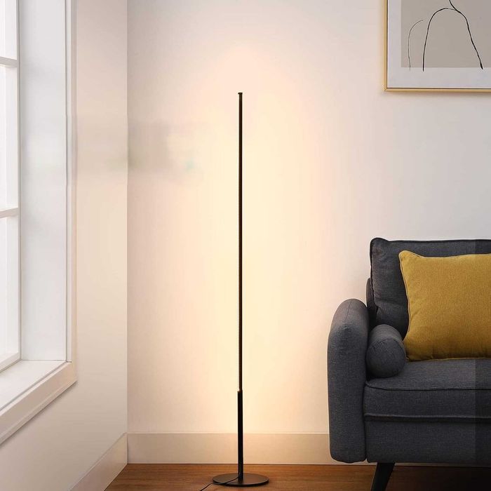 EDISHINE Lampa Podłogowa LED 3000K, 147 cm, ściemniana