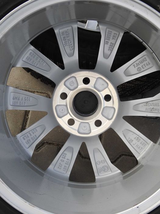 4x ALUFELGI SKODA 16" 5x100 ET46 oryginał 6V0 Jak NOWE DEMO