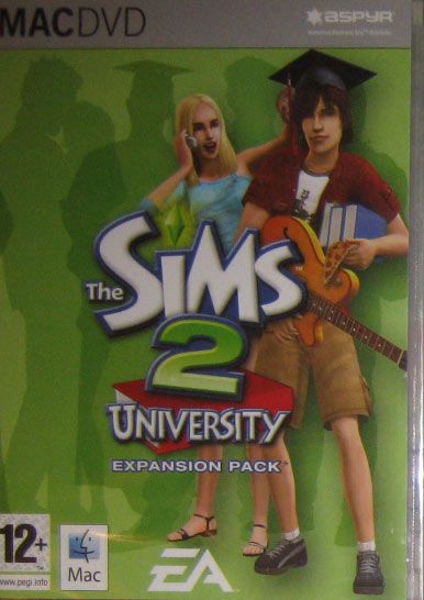 THE SIMS 2 - UNIVERSITY expansion pack Mac