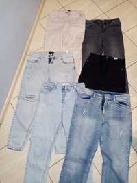 komplet jeansów w rozmiarze 38-40 w idealnym stanie