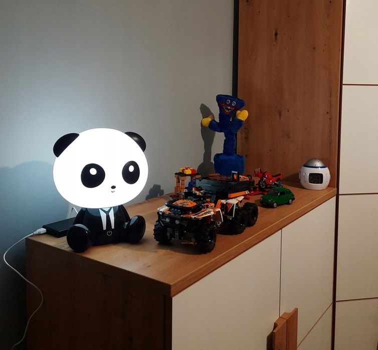 Lampka Nocna Dla Dzieci Miś Duża Panda -Superzabaweczki-