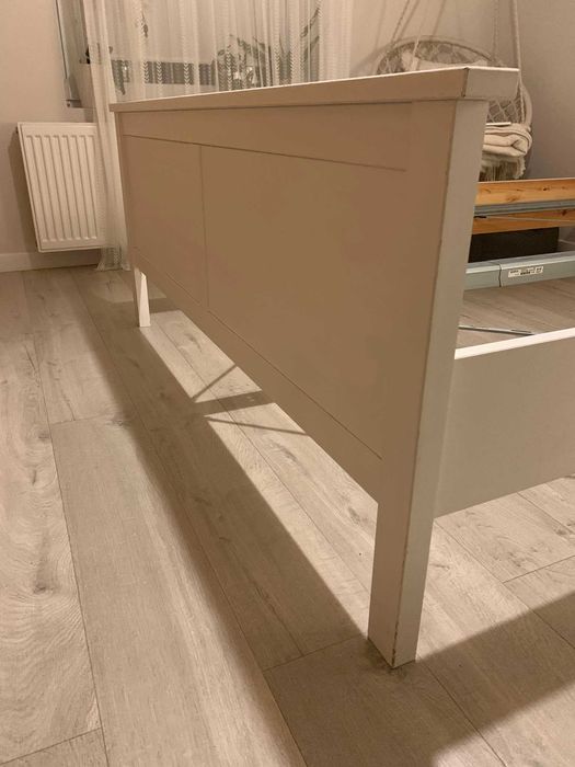 Rama łóżka, biała, 140x200 cm