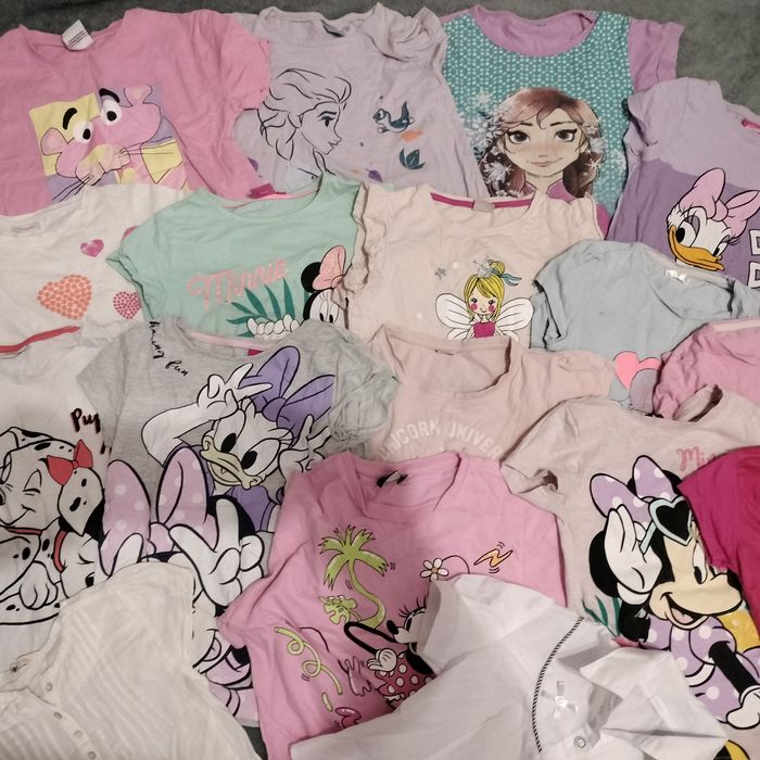 Duża paka ubrana 150 sztuk dla dziewczynki