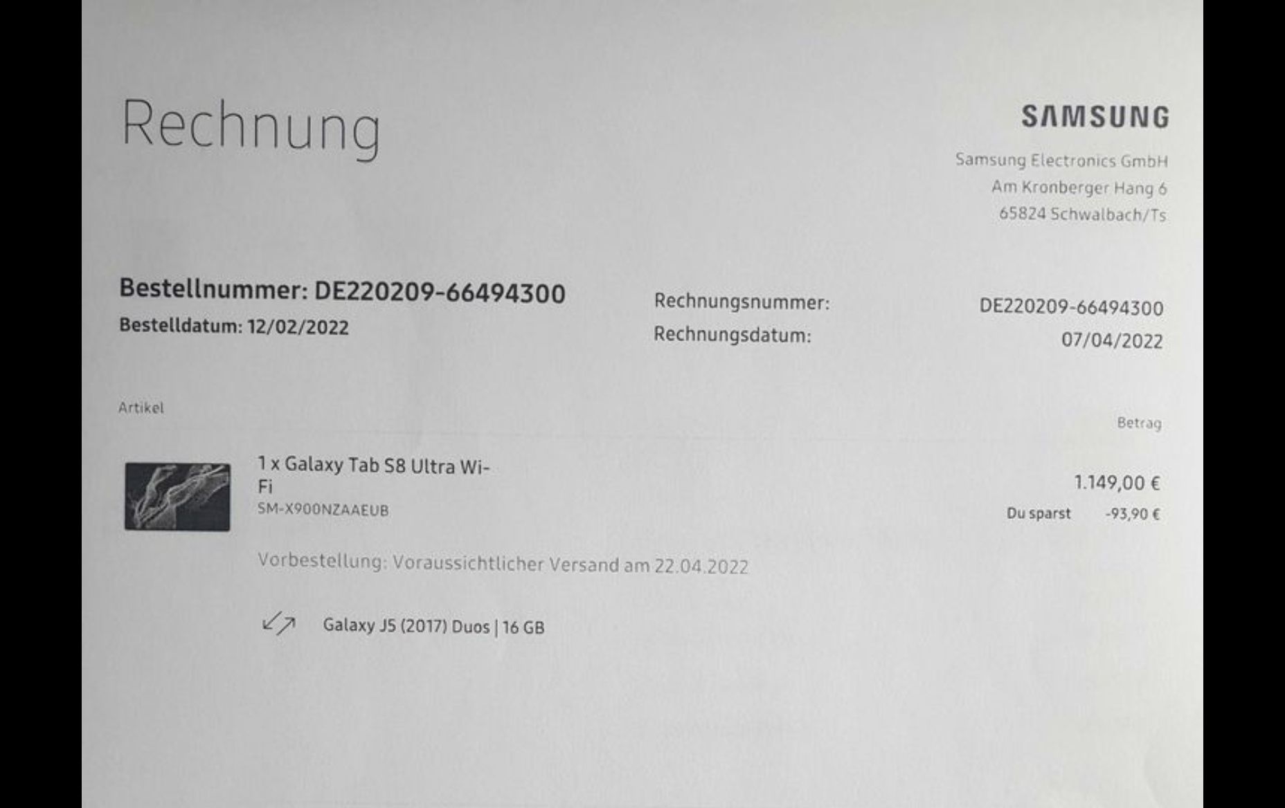 Samsung TAB S8 ULTRA планшет