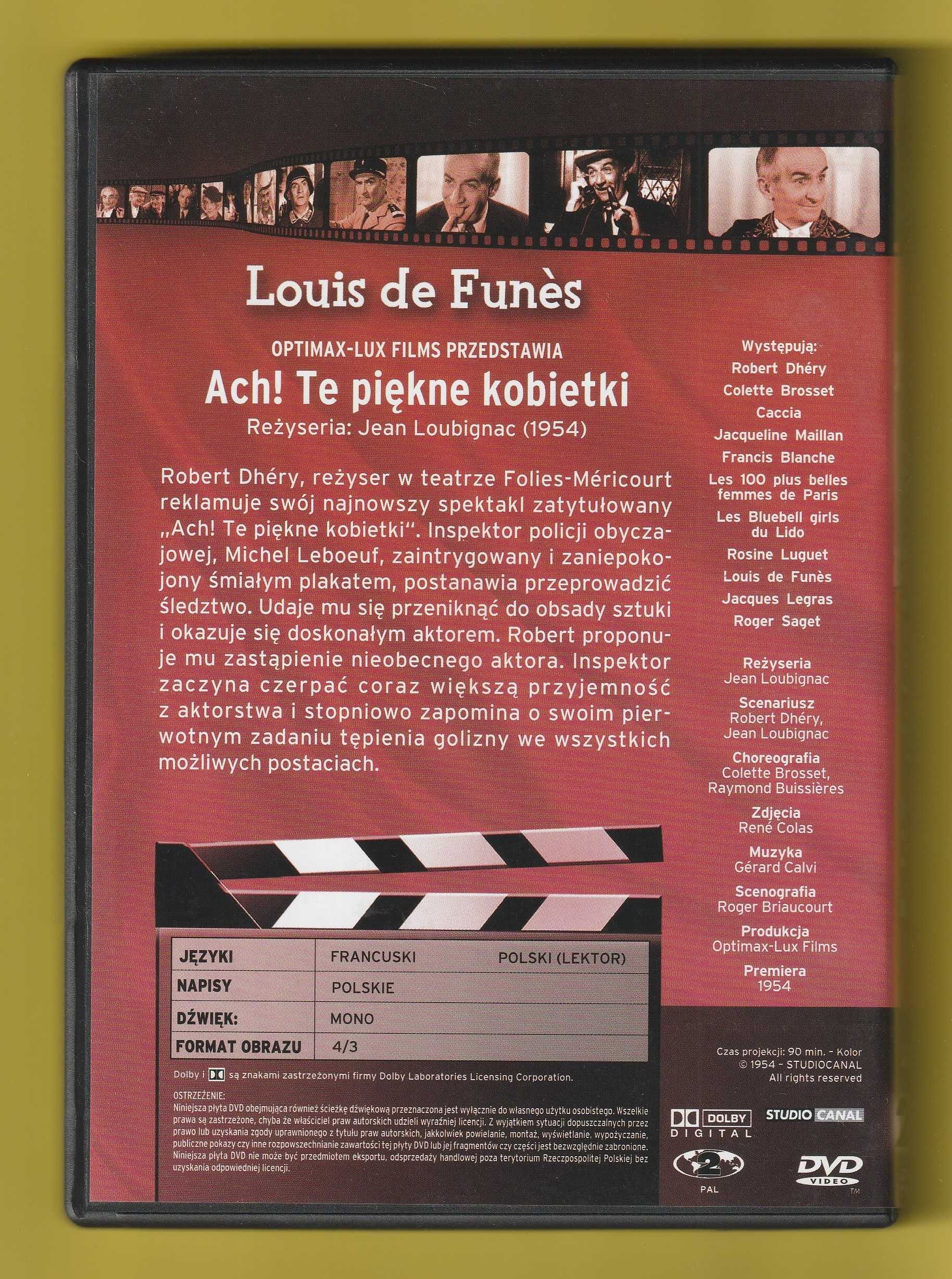Louis de Funes - Ach te piękne kobietki - 1954 - film dvd