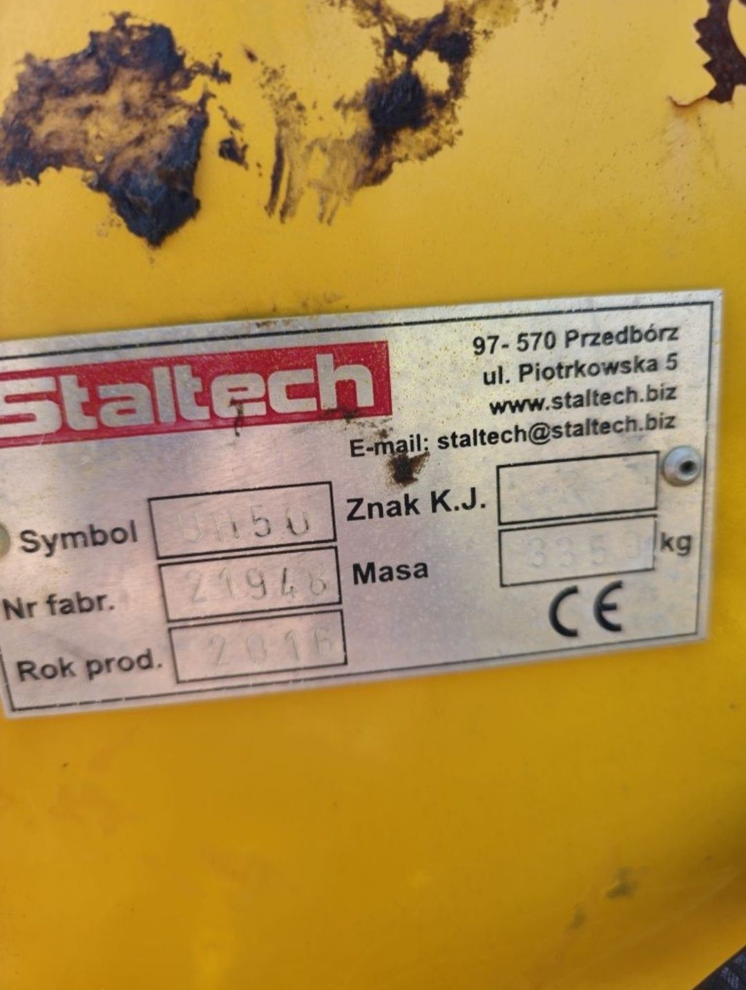 Brona Talerzowa 5m STALTECH 2016r talerzówka