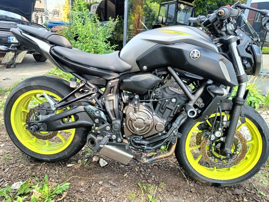 Yamaha MT-07, 2018r. A2 uszkodzona