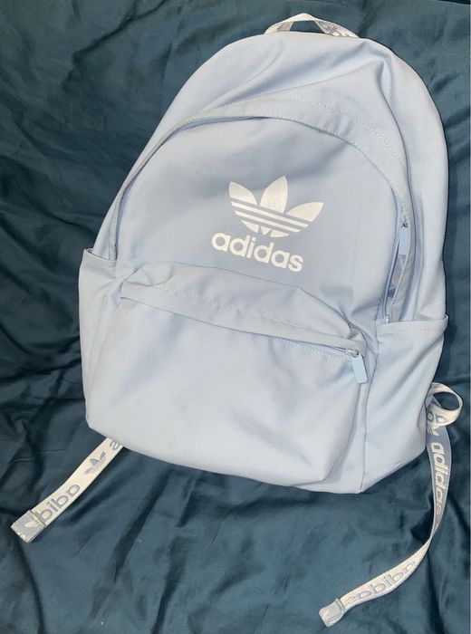 Plecak Adidas niebieski Ładny duży