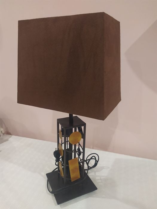 Candeeiro ferro preto