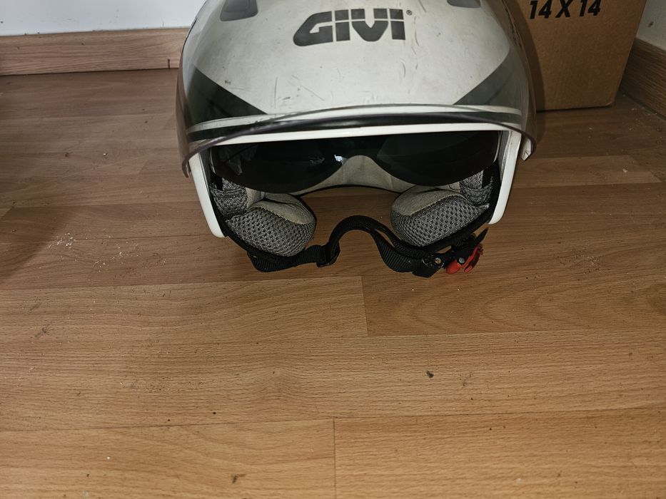 Capacete mota com viseira