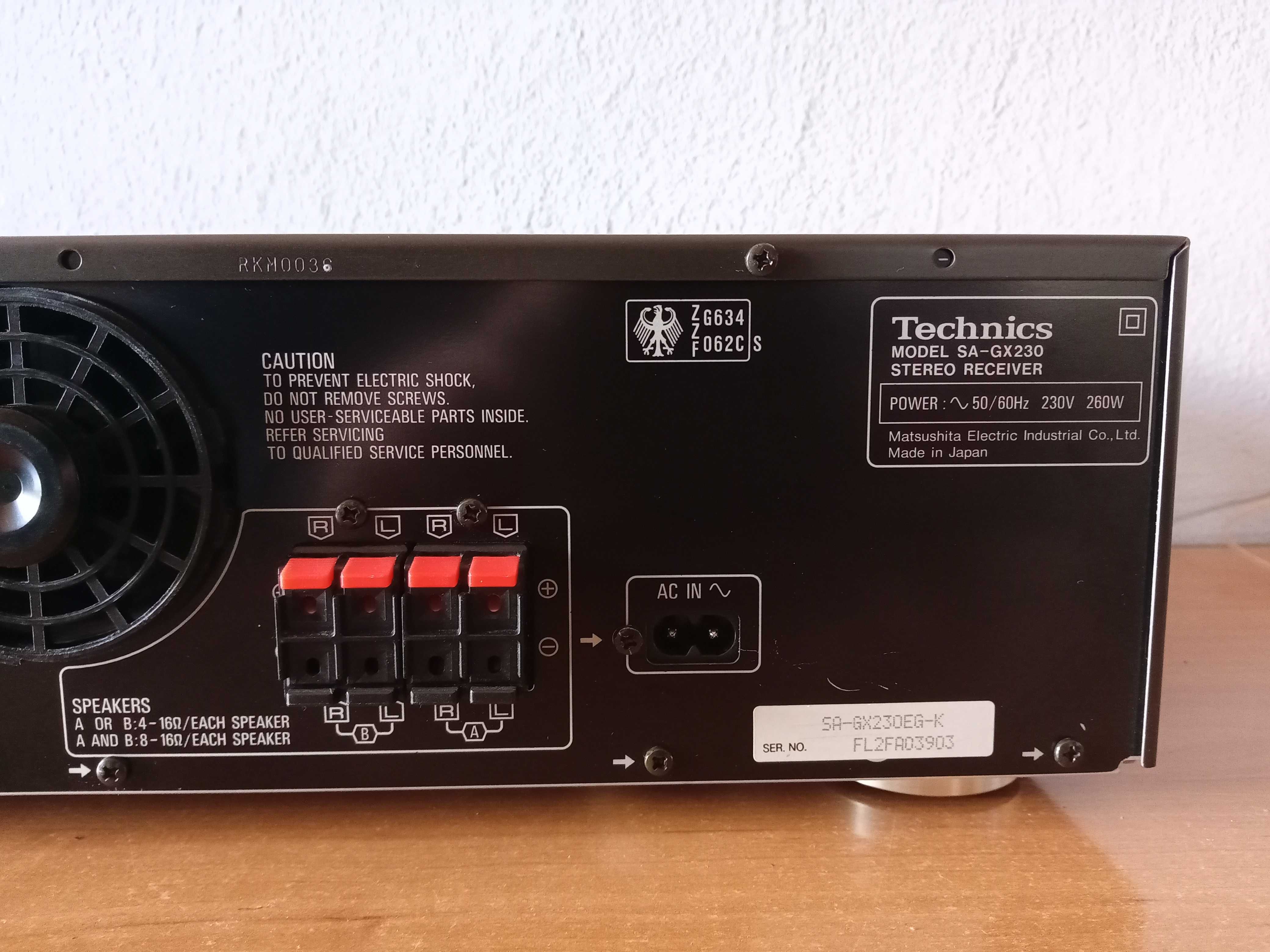 Amplituner stereo TECHNICS SA-GX230