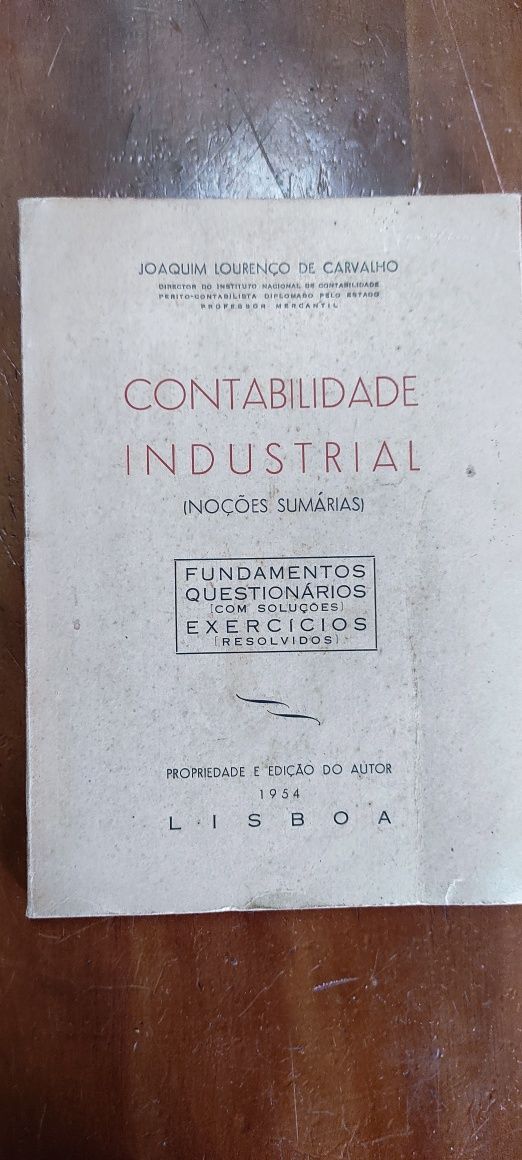 Contabilidade Industrial 1954