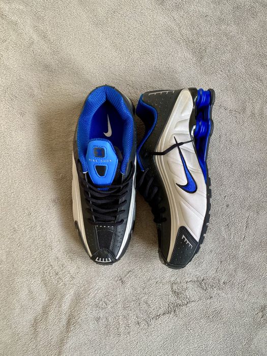 Nike Shox R4 Prata-Azul
