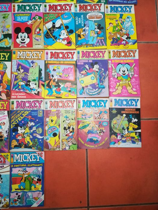 86 Livros do Mickey anos 60 e 70, 1a Edição
