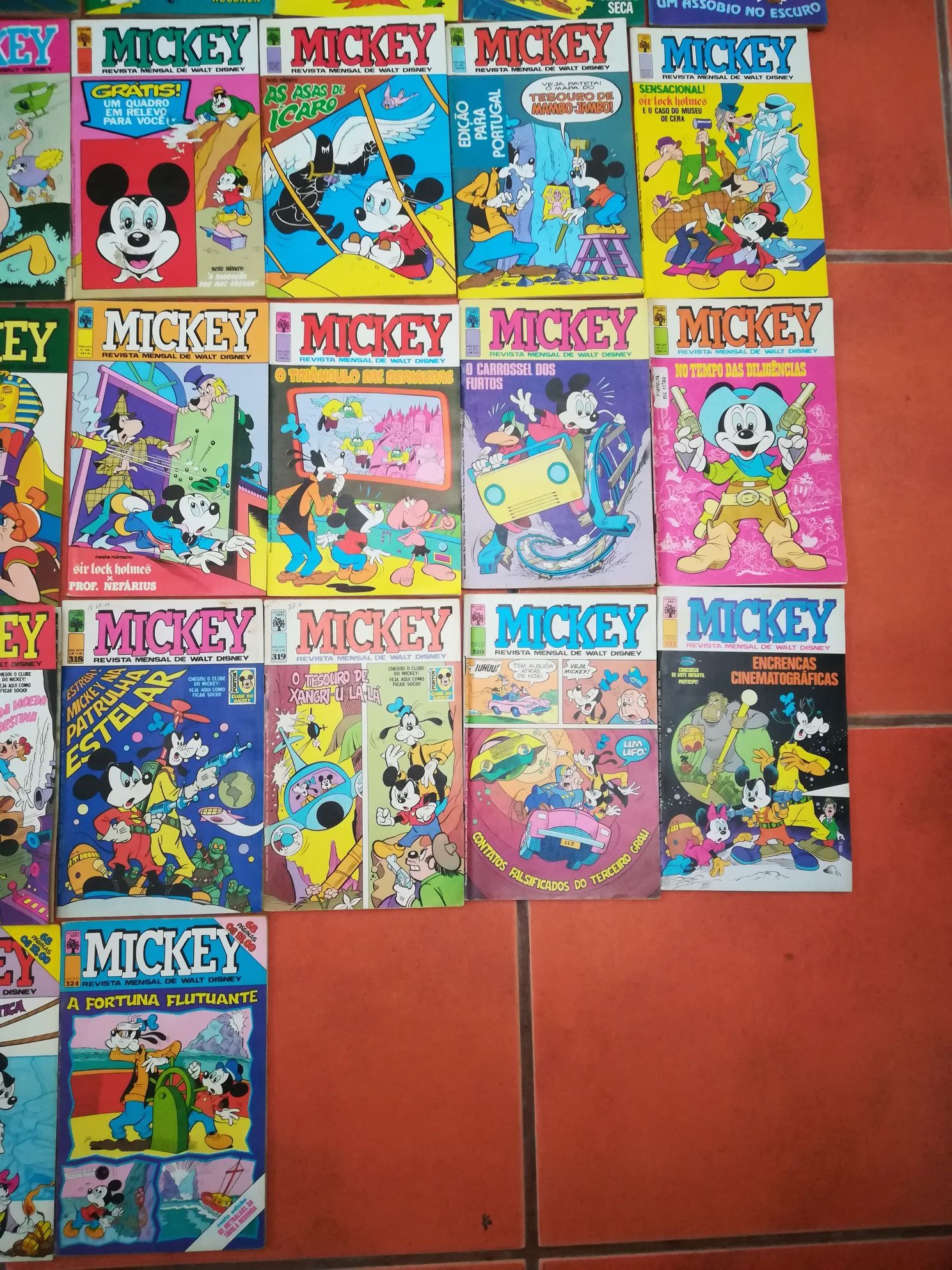 61 Livros do Mickey anos 60 e 70, 1a Edição