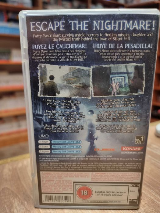 Silent Hill: Shattered Memories PSP, Sklep Wysyłka Wymiana