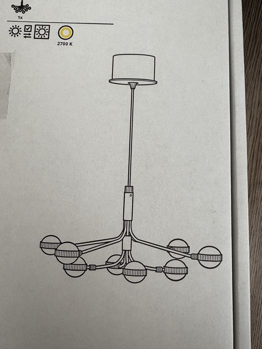 STORSLINGA zyrandol ikea nowy