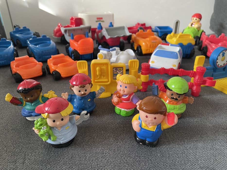 Fisher price pojazdy figurki