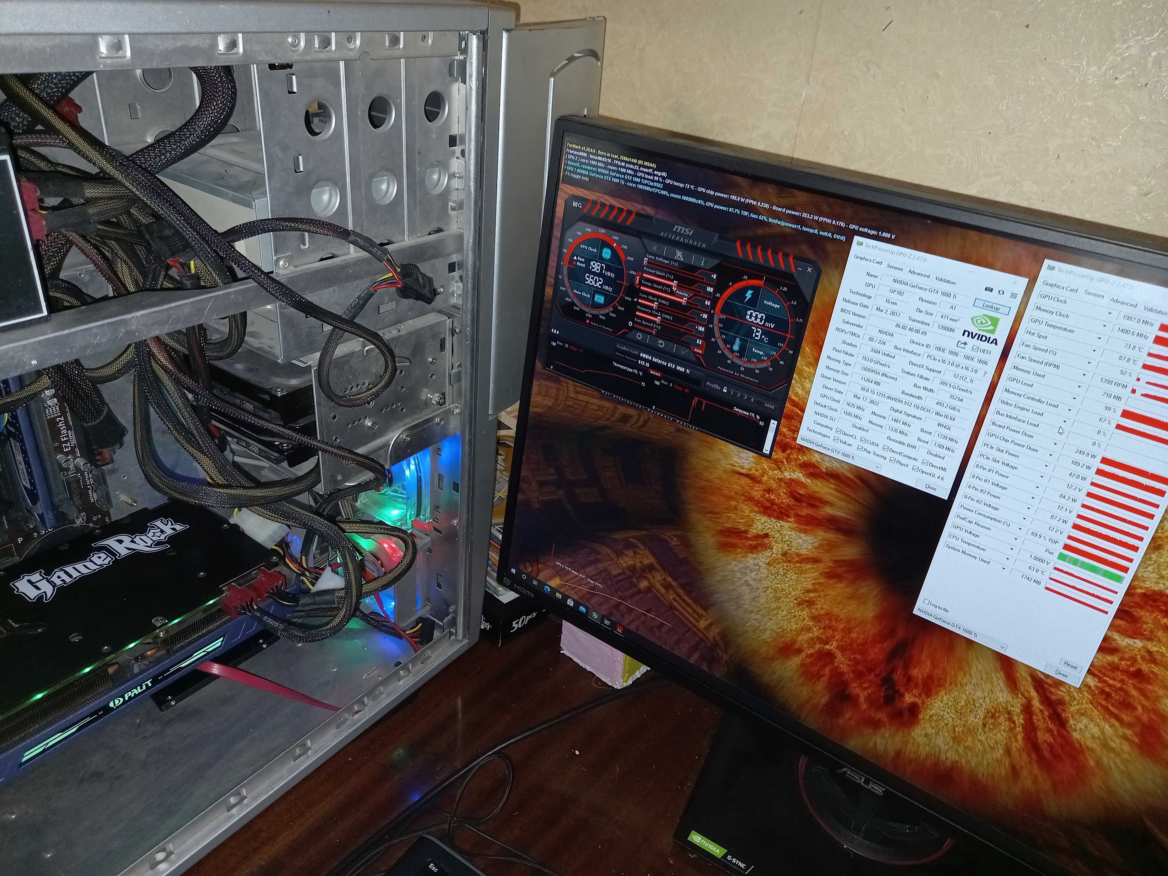 Видеокарта Palit 1080TI Game Rock 11GB