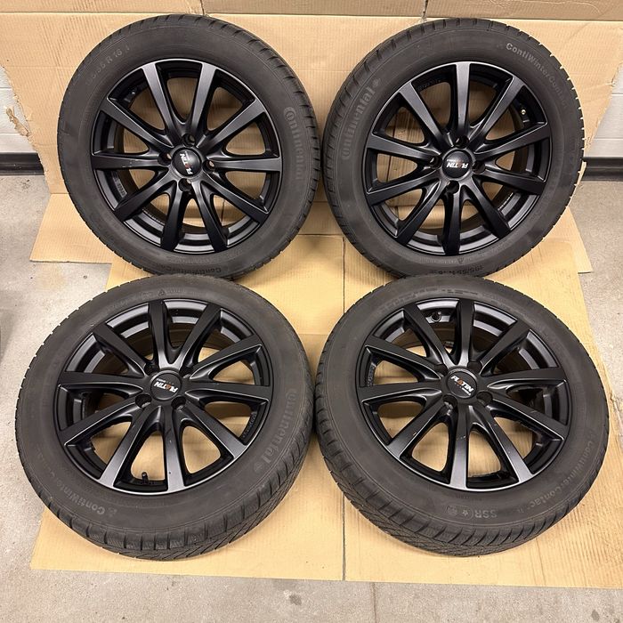 Czarne matowe alufelgi 16 Platin 6.5x16 4x100 ET40 wysyłka