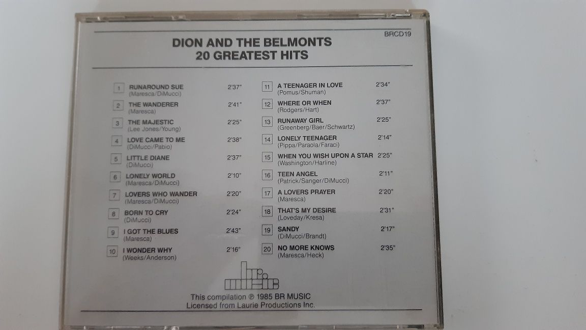 Dion Belmonts - 20 greatest hits