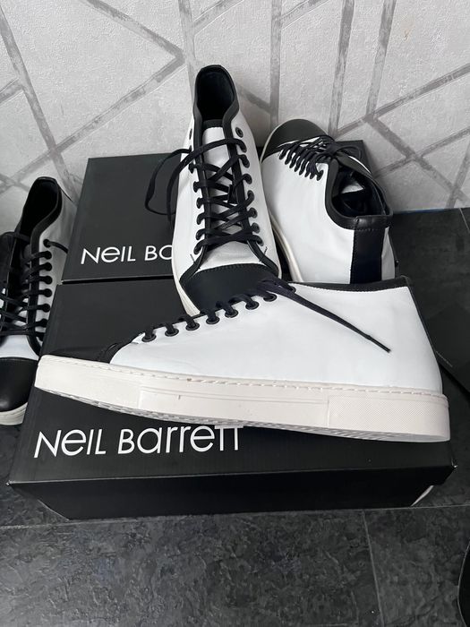 Кожаные кеды Neil Barrett 42 и 43 размер