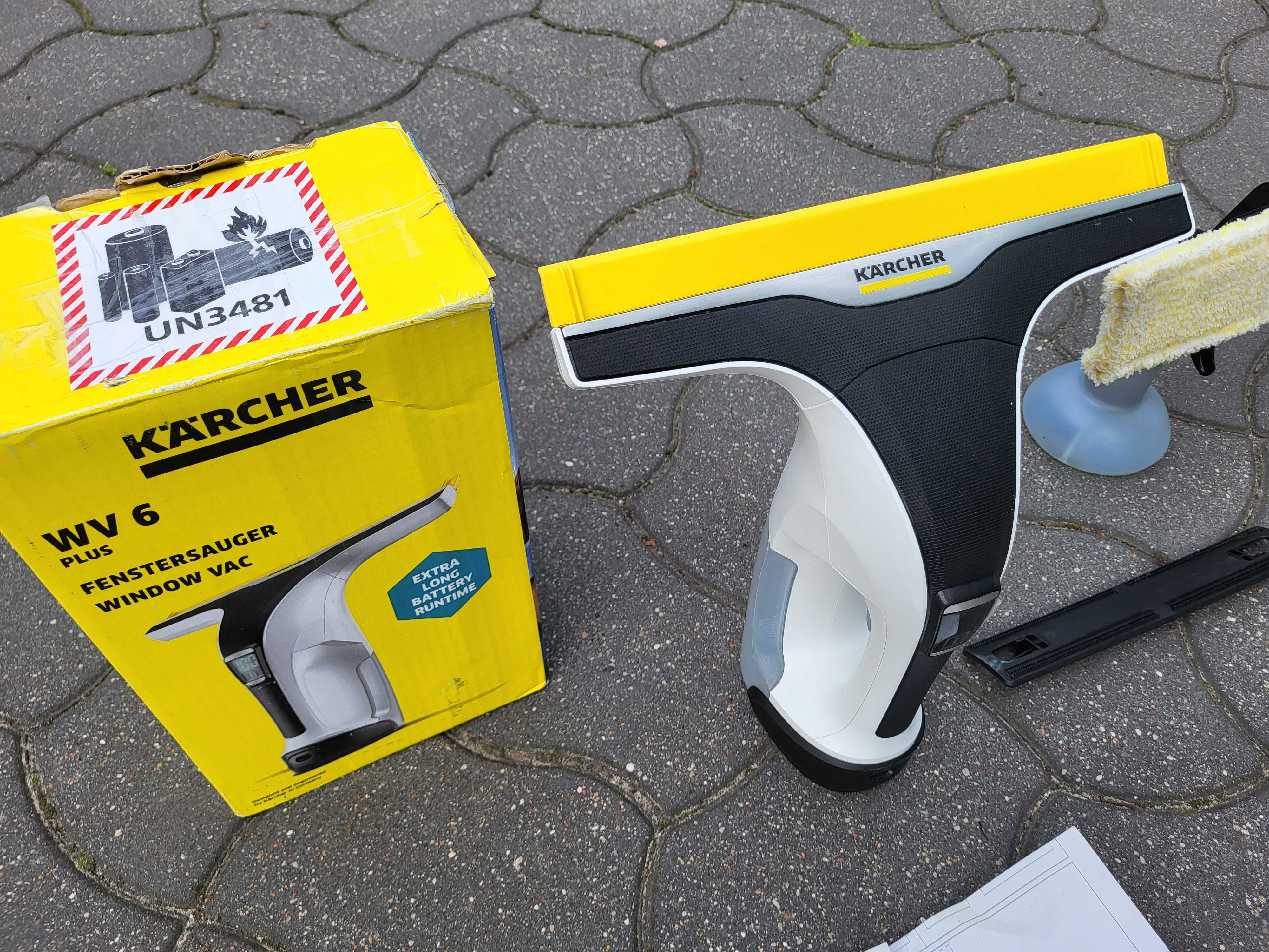 Myjka do okien KARCHER WV 6 Plus mocna ze spryskiwaczem ściereczka
