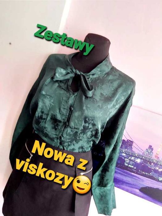 Elegancka bluzka z wiskozy 42