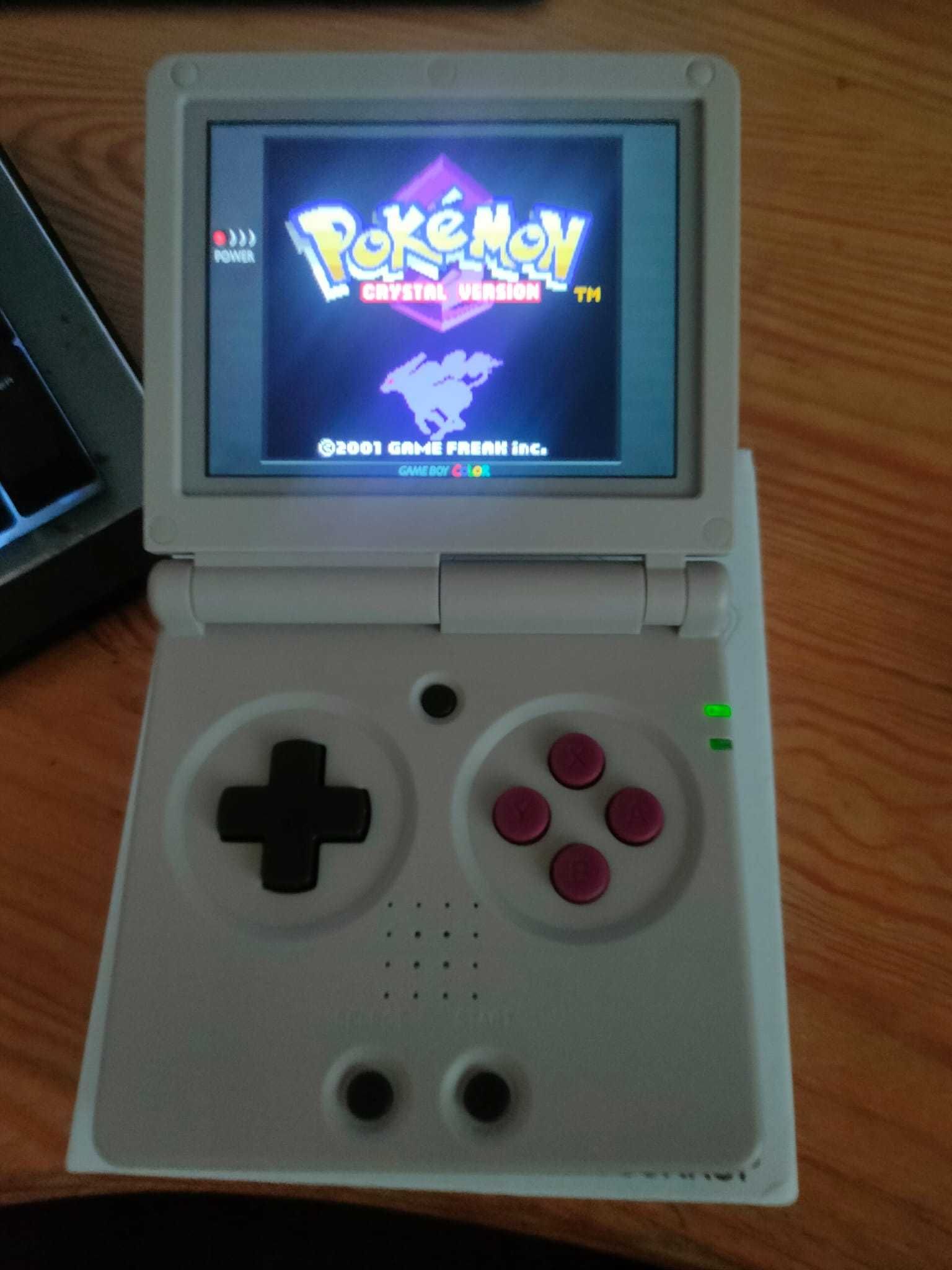 Konsola Anbernic rg35xx SP, szara / DMG, wersja rev 2, Knulli