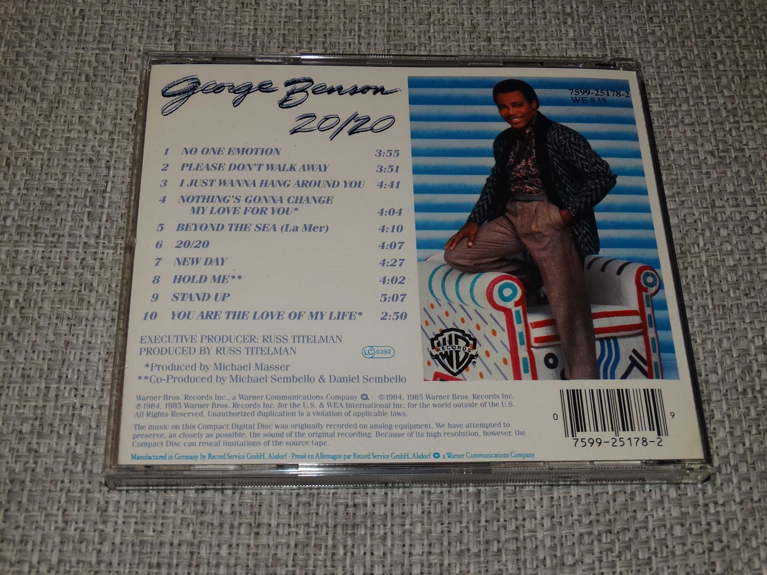 Jazz Relaxed George Benson 20/20 CD